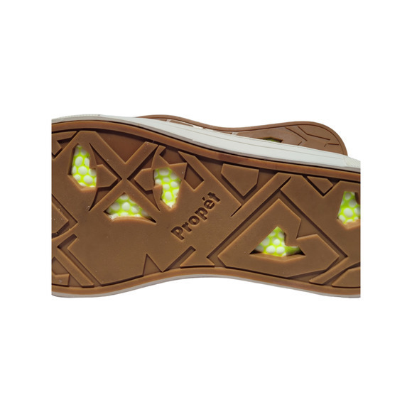 Propét Men's Brown Leather Upper Slip On‎ Kendrick Sneaker - Picture 10 of 12